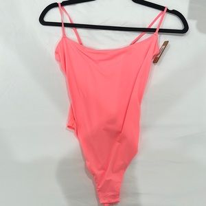 SKIMS fits everybody cami bodysuit. Coral color. Not available on skims! M
